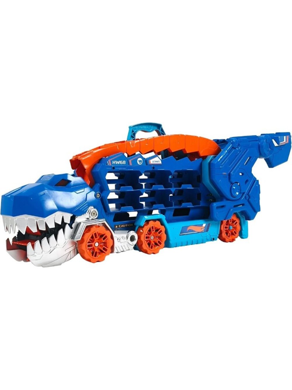 Ultimate T-Rex Transporter Toy Car Track Set - Dino Hauler with Race Track - Picture 7 of 8